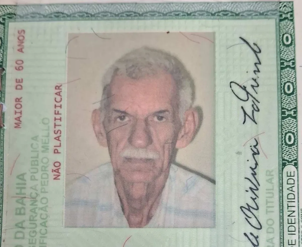 Idoso morre após ser atingido por balde de leite de aproximadamente 20kg