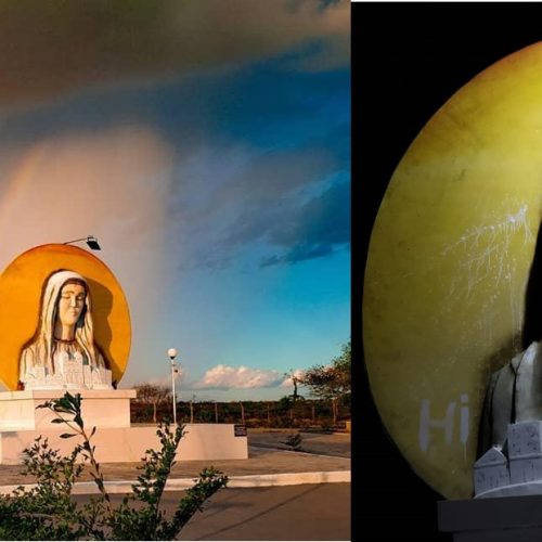 Praça do  Maria Luiza é alvo de vandalismo em R. do Jacuípe