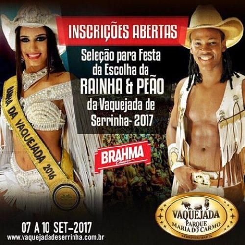 Estão abertas inscrições para o concurso do Peão e Rainha da Vaquejada de Serrinha
