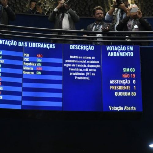 Senado aprova texto-base da reforma da Previdência em segundo turno
