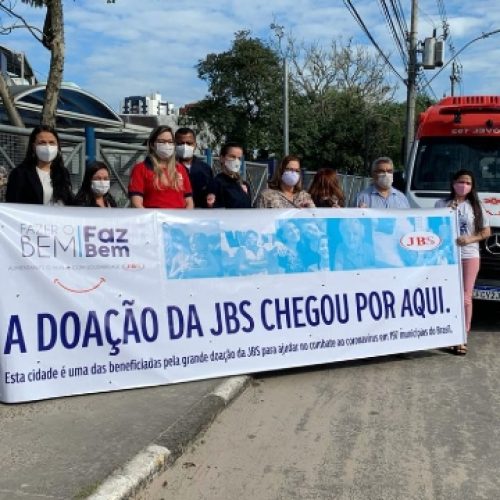 JBS doa UTI móvel para o Samu de Feira de Santana