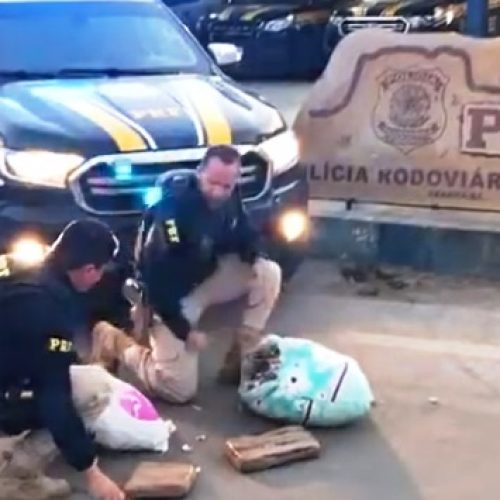 Três passageiras de ônibus são presas na Chapada Diamantina com travesseiros recheados de cocaína