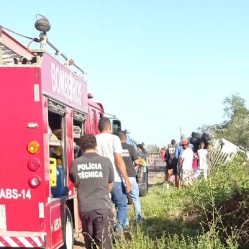 Caminhoneiro morre em acidente na BR-324 em Tanquinho