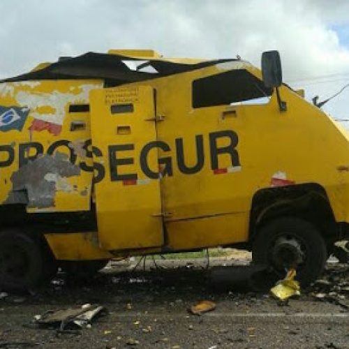 Carro-forte explodido em Jacobina estava vazio; O dinheiro estava em um segundo veículo.