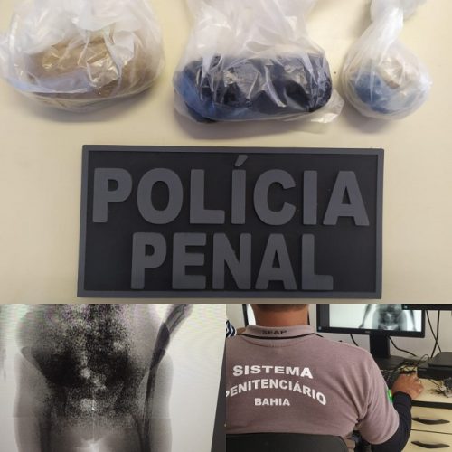 Três mulheres são presas por tentarem entrar no Conjunto Penal com drogas nas partes íntimas