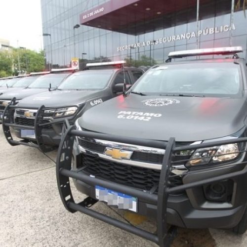 Governo do Estado reforça segurança de 15 municípios com entrega de 50 viaturas