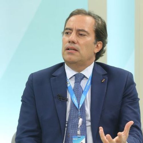 O presidente da Caixa Econômica Federal, Pedro Guimarães, participa do programa Brasil em Pauta  na TV Brasil