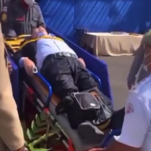 Vice-governador João Leão passa mal em solenidade da Polícia Militar