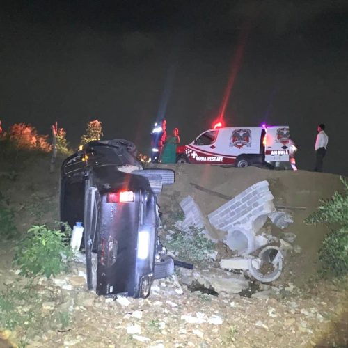 Capotamento é registrado na BA 409 entre Coité x Serrinha, neste domingo (01)