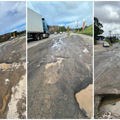 Procon autua ViaBahia por buracos na BR-324