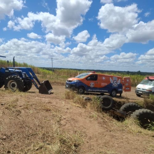 Homem morre em acidente com trator em Vila Aparecida, Riachão do Jacuípe