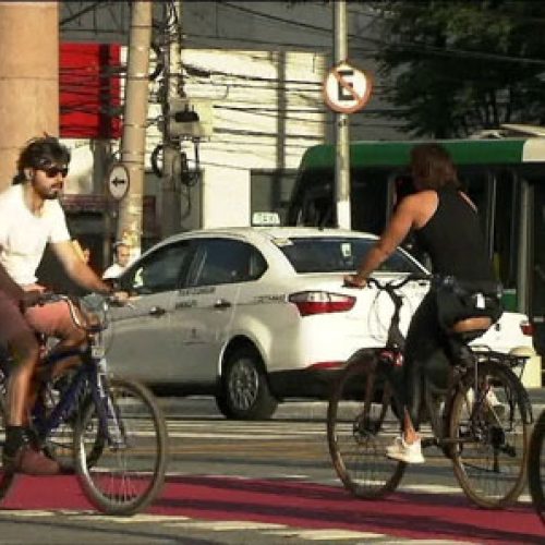 Ampliação do uso de bikes geraria R$ 870 milhões a mais na economia de SP, diz estudo | Foto: TV Globo/Reprodução

