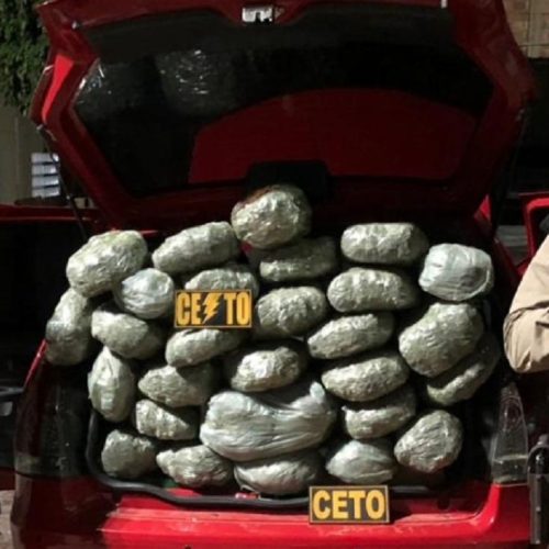 Carga com 40 kg de maconha é apreendida em entrocamento de Lamarão