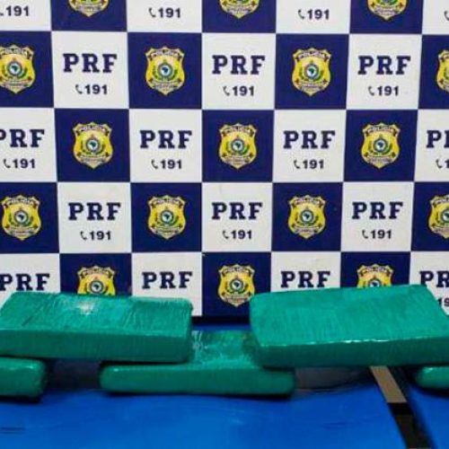 Passageiro é preso com drogas escondidas dentro de bolsa na BR-116