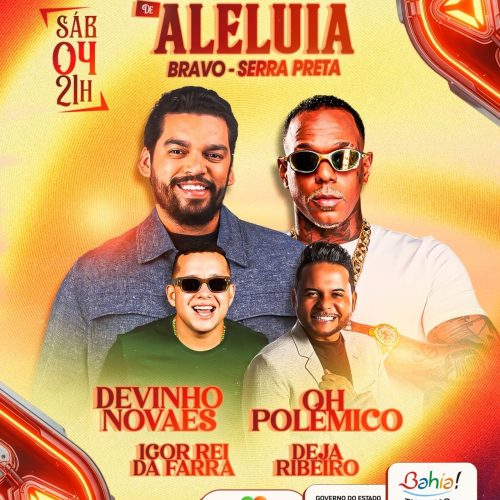 Serra Preta vive expectativa para a Festa de Sábado de Aleluia