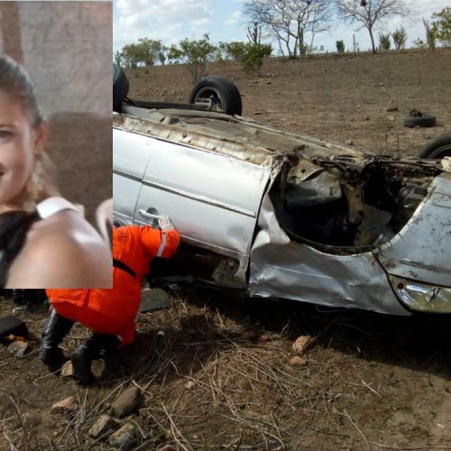 Morre no Hospital passageira de carro que capotou na BA-120 em Riachão