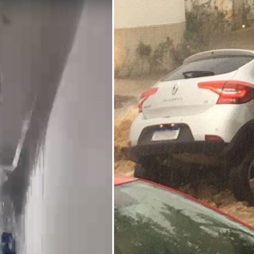 Chuva em Feira de Santana causa transtornos a moradores nesta sexta