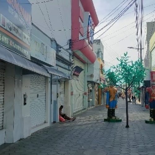 Em luto, comércio de Jacobina fecha as portas nesta segunda-feira (8)
