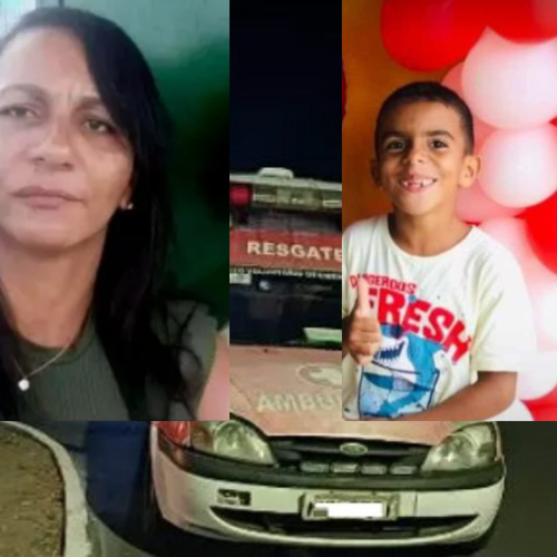 Mãe e filho morrem em acidente na estrada de Pé de Serra