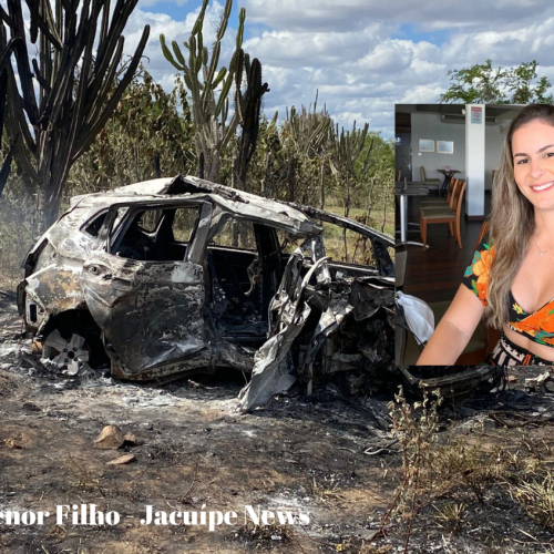 Médica morre carbonizada em acidente na BA-120 em R. do Jacuípe