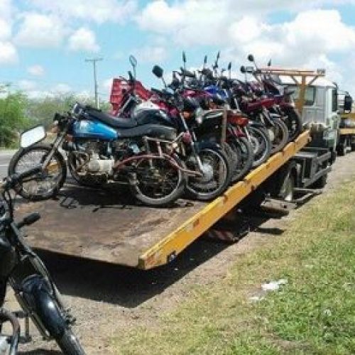 PRF faz apreensões de diversas motos em Riachão do Jacuípe e região