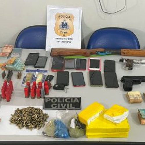 Irecê: Operação prende 11 integrantes de organização criminosa e quantia de R$ 27 mil