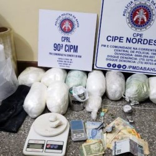 Pé de Serra: Nove quilos de cocaína são apreendidos em operação conjunta