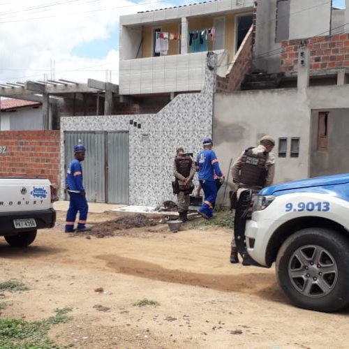 Embasa e Polícia Militar realizam operação de combate ao “Gato de água” em R. do Jacuípe