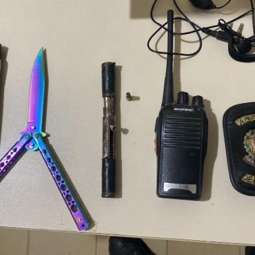 Segurança é preso com arma de fogo artesanal após agredir homem durante festa de São Pedro em Retirolândia