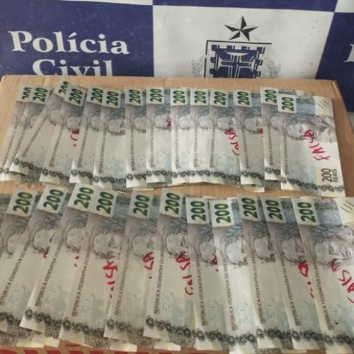 Homem é preso após comprar moto com dinheiro falso em Conceição do Coité