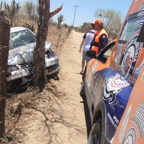 Pai e Filho ficam feridos em acidente na zona rural de R. do Jacuípe