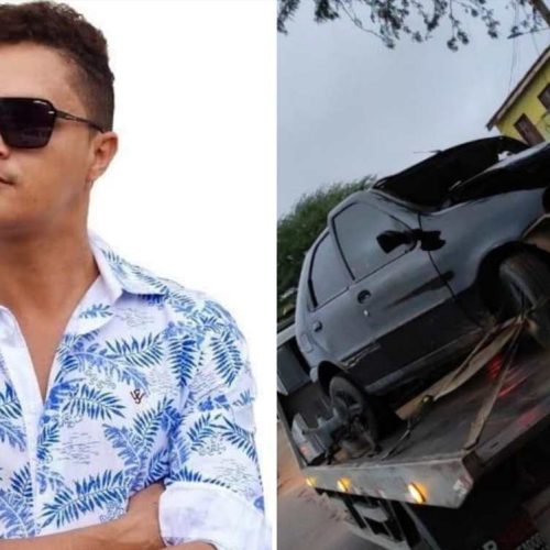 Capim Grosso: Cantor morre em acidente na BR-407, próximo a Pedras Altas