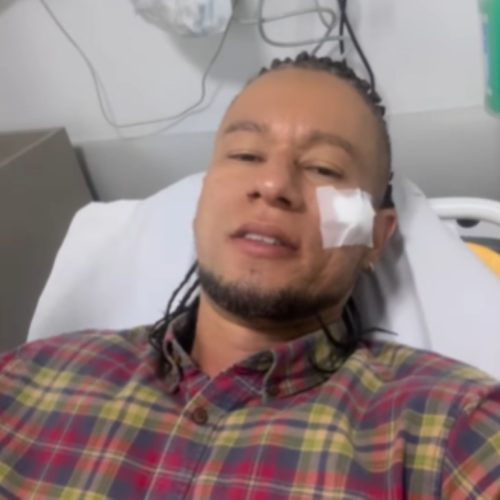 Repórter da TV Subaé cai de cavalo na Vaquejada de Serrinha