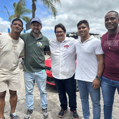Vereador de Camaçari e pré-candidato a deputado estadual, Tagner participa da festa do Trabalhador em R. do Jacuípe