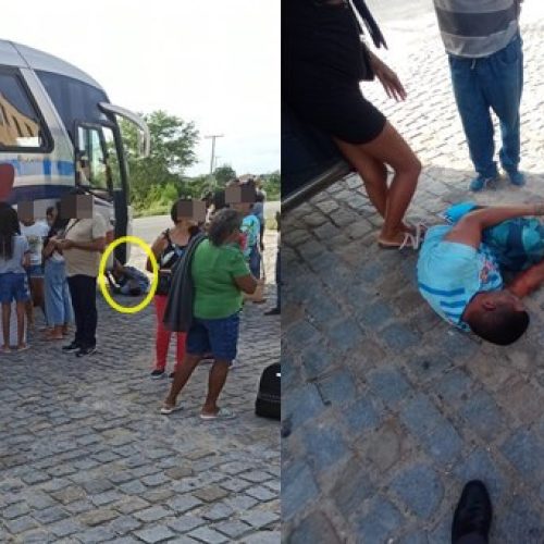 Individuo quase foi linchado ao tentar assaltar ônibus intermunicipal