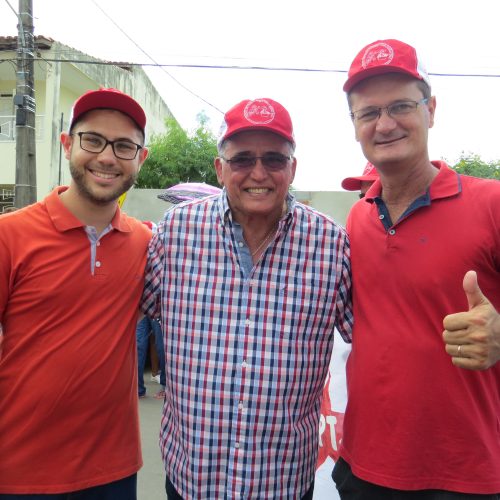 Foto: Jacuípe News - Lucas Willian, Jânio Natal e Beto de Eny 