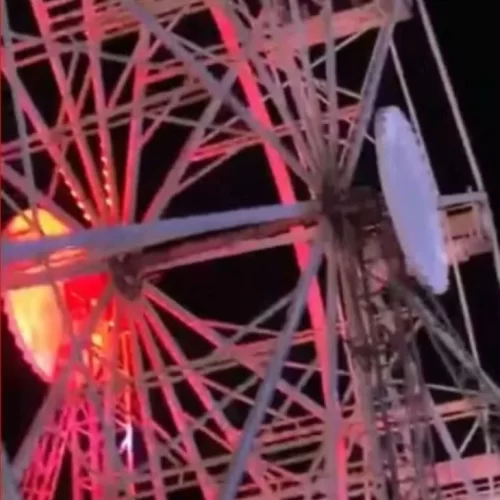 Criança cai de roda-gigante durante festa de São João em Ipirá e fica ferida