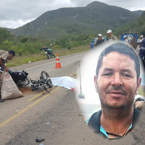 Motociclista morre após colisão frontal com caminhão em Jacobina
