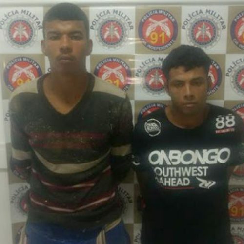 Polícia prende suspeitos de roubo de carro em Gavião