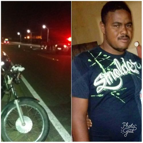 Riachão: Motociclista morre em acidente na BA-120 em frente ao cidade Maria Luiza