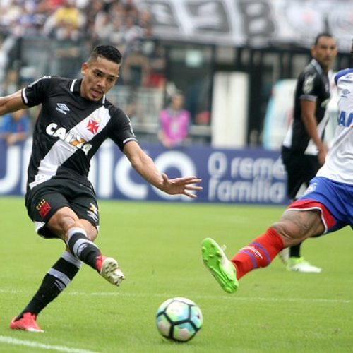 Com time misto, Bahia perde para o Vasco em São Januário