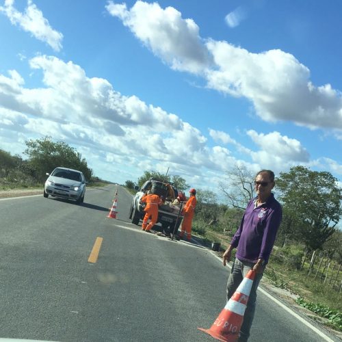 Com apenas quatro meses de inaugurada, BA-120 Riachão/Coité já apresenta problemas