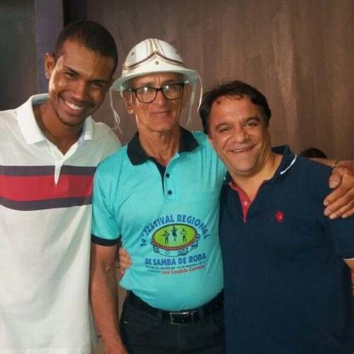 Ítalo Felipe, José Cândido e o deputado David Rios 