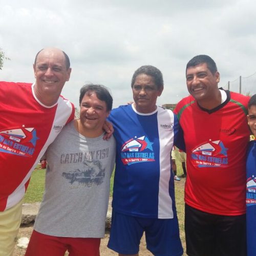 Deputado Drº David Rios participa de jogo beneficente em Pé de Serra