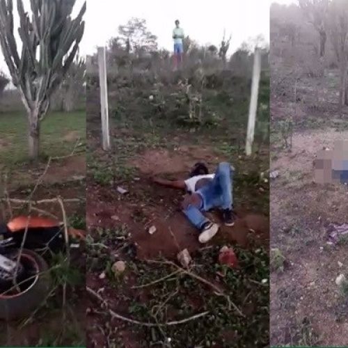 Grave acidente de moto na estrada de Pé de Serra deixa um morto e outro gravemente ferido