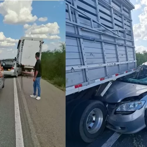 Dois acidentes consecutivos na BR-324 Riachão do Jacuípe