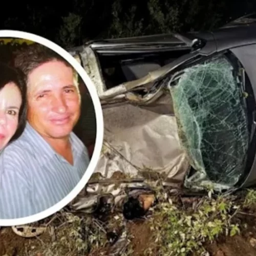 Casal morre após carro cair em ribanceira na BA-130
