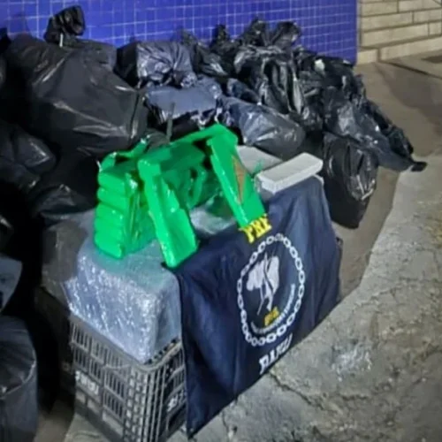 PRF apreende quase 2 toneladas de drogas que seguia para Feira de Santana