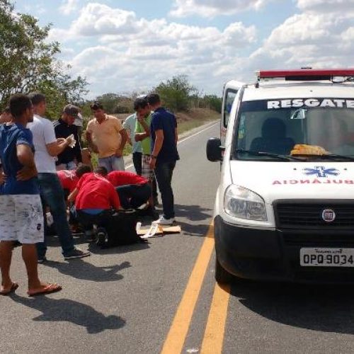 Riachão: Motociclista sofre acidente na BA-120 próximo ao Povoado de Chapada