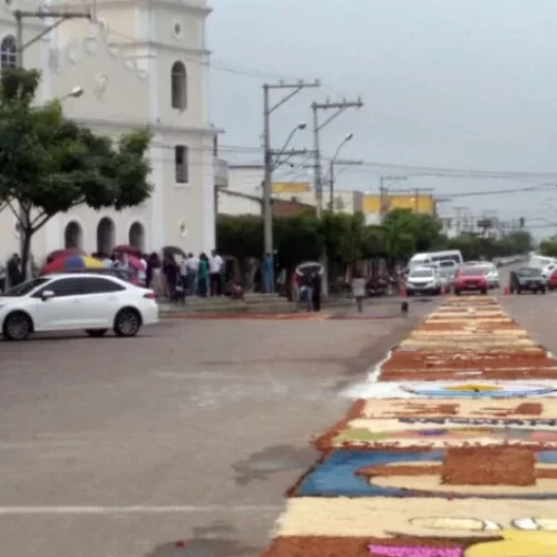 Paróquia emite comunicado sobre tapetes de Corpus Christi e Alvorada acontecerem no mesmo dia em Riachão do Jacuípe